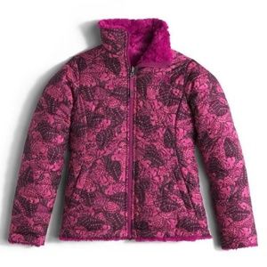 North Face youth Reversible Mossbud Swirl Jacket M